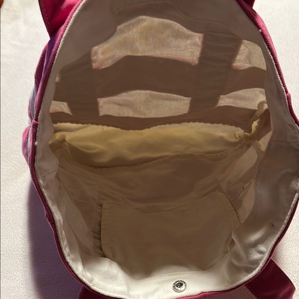 Pink and White Striped Tote Bag - Picture 6 of 6